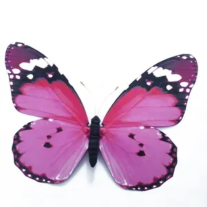 2021 Wholesale 50cm 60cm 70cm 80cm 100cm 120cm large 3d realistic paper butterfly decorations for event display