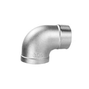 Codo Universal de Acero Inoxidable SS304/SS316/SS201, Estándar ASME/JIS/DIN/<span class=keywords><strong>BS</strong></span>/GB, BSPT PT BSP <span class=keywords><strong>G</strong></span> NPT, Interior/Exterior - Product Image 1