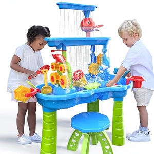 Nueva Mesa de Juegos de Agua de Tres Niveles para Niños, Mesa de Juegos de Agua Grande para Interiores, Fabricantes de Juguetes de Agua, Mesa de Juegos de Playa para Exteriores al por Mayor - Product Image 1
