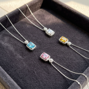 เพชร CVD สีเหลืองแฟนซีทรงเรเดียนท์คัท 1 กะรัต พร้อมทองคำ 18 กะรัต สีโรสโกลด์ สีเหลือง และสีขาว สำหรับเครื่องประดับผู้หญิง เครื่องประดับคลาสสิก - Product Image 6