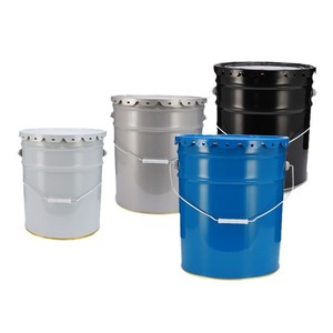 Lata de Metal Galvanizado de Alta Resistencia de 10 Litros con Tapa Decorativa y Asa de Alambre para Pintura, Impresión Personalizable - Product Image 3