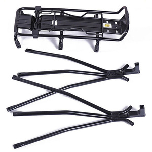 <span class=keywords><strong>Portaequipajes</strong></span> Trasero para Bicicleta de Montaña de Aleación de Aluminio Negro de Alta Calidad RTS, Compatible con Bicicletas de Carretera/Plegables - Product Image 2