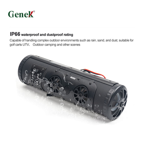 Haut-parleur de voiturette de golf en plastique de haute qualité, étanche IP66, amplifié, barre de son à 5 haut-parleurs avec éclairage LED pour VTT/UTV - Product Image 5