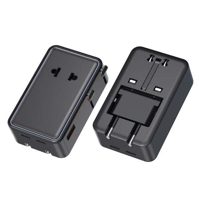 Travel Universal Adapter All in One Travel Plug Socket Converter Multi USB C Ports Fast Travel Charger