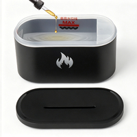 Diffuseur d'arômes 3D à effet flamme, humidificateur, design écologique, alimentation USB, ultrasonique, grande capacité pour la maison et l'hôtel
