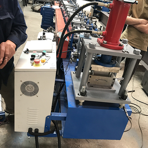 Con lăn lắp ráp extrude nhôm màn trập <span class=keywords><strong>slat</strong></span> cuộn hình thức hồ sơ làm kim loại gấp khung cửa máy - Product Image 3