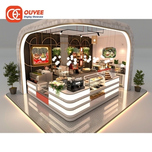 การวางแผนพื้นที่ร้านค้า ติดตั้งอุปกรณ์ร้านกาแฟ โครงการแบบครบวงจร ร้านกาแฟเหล็กโครงสร้างเปิดโล่ง - Product Image 5
