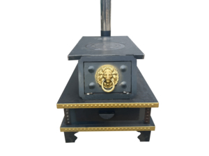 Quemador de vidrio negro mate para uso en exteriores, conjunto de chimenea pequeña para jardín, chimenea o granja, Independiente - Product Image 4