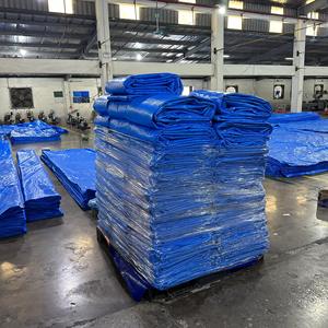 High Durability HEAVY DUTY Blue PE <b>Tarpaulin</b> for High Capacity Use, Features Size and Color Customization Options - Product Image 4