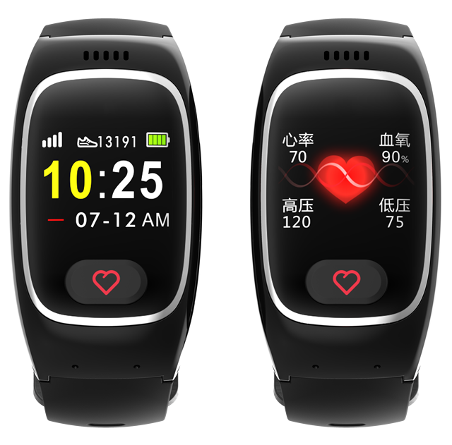 Remote Control VL16 GPS LBS Geo Fencing Elderly 4G Smart Bracelet SOS Call Old People Sim Card Fall Down Alarm Smart Watch