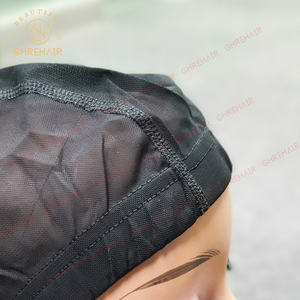 Ghrehair — perruque respirante, bonnet en maille, couleur noire, pour la fabrication de perruques, usb, offre spéciale - Product Image 3
