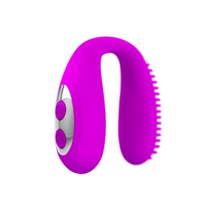 Vibrator tipe U 3 kecepatan untuk wanita, mainan seks dewasa Vibrator stimulasi g-spot dapat diisi ulang USB untuk pasangan - Product Image 2