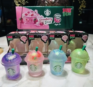 Nuevo Juguete Sensorial Blandito Schylling Glitter Needoh Star Buck Boba Drink, Caramelo Blandito de Malta, Bebida de Té con Leche Boba - Product Image 2