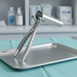Spéculum gynécologique en acier inoxydable, instrument manuel pour la chirurgie obstétrique et gynécologique, dispositif médical de classe I - Product Image 4