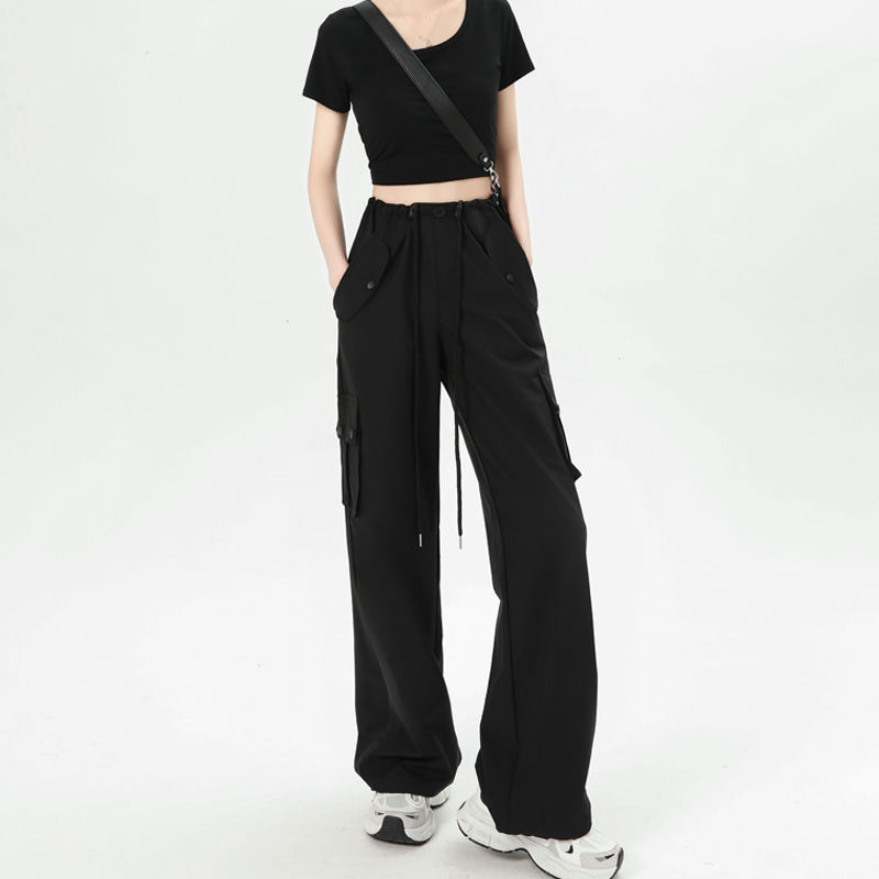 กางเกงขายาวสีดำ