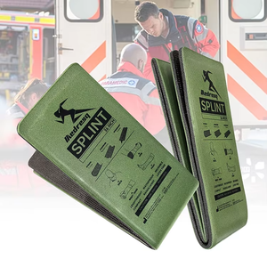 Attelle <span class=keywords><strong>de</strong></span> <span class=keywords><strong>fracture</strong></span> <span class=keywords><strong>de</strong></span> coude en polymère flexible, premiers secours, attelle rembourrée en aluminium pour main, <span class=keywords><strong>pied</strong></span>, cheville, poignet et <span class=keywords><strong>doigt</strong></span>, chauffante, orange et bleue, pour jambe - Product Image 5