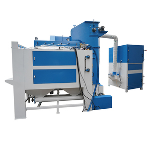 Máquina de arenado con mesas giratorias múltiples, cabina de arenado automática para piezas en lotes - Product Image 6