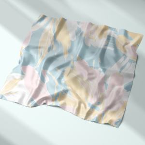 WFの最新カスタム花柄デザインプリント57/58 \ "シルクサテン生地ソフトハンドフィール女の子用ドレスとパジャマ用卸売 - Product Image 2