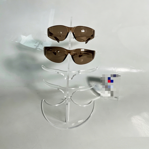 Support de Présentation Moderne pour Lunettes à 4 Emplacements en Acrylique Écologique Personnalisable – Logo et Couleur Personnalisables, Taille Ajustable pour Magasin d'Optique - Product Image 1