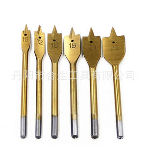 ดอกสว่านไทเทเนียม Hesheng สำหรับงานไม้ ขนาด 10-25 มม. แบบก้านกลม ชุดเจาะรู 6 ชิ้น พร้อมกระเป๋าแขวน - Product Image 3