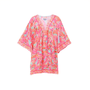 เสื้อคลุมชายหาดแบบผีเสื้อ แขนกลาง ขนาด 88x54 ซม. สำหรับคลุมชุดว่ายน้ำ - Product Image 2