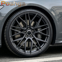 Jantes forgées 19 20 21 pouces, jantes en alliage 5x112, jantes de course en alliage noir pour Audi S3 S4 S5 S6 RS6 RS7 A3 A4 A5 A6 A7 Q3 Q5