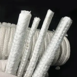 High temperature insulation materials Thermal Protection Heat Resistant Fiberglass Rope Wood Stove Door Gasket fiberglass rope