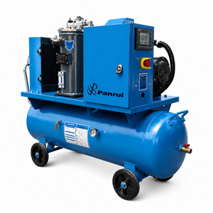 ปั๊มลมแบบพกพา Panrui 7.5kW 10HP VSD สองระบบในหนึ่งเดียว แรงดัน 0.8Mpa พร้อมลมสำหรับซ่อมรถยนต์และเติมลมยาง - Product Image 3