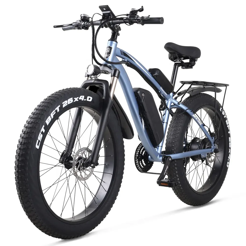 Pronto per la spedizione 21 Velocità Bici Elettrica 1000W Mountain Elettrico Della Bici Della Bicicletta Con 48V 17Ah Batteria Al Litio