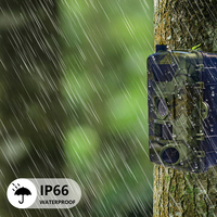 Kamera Trail SIM 4G LTE, kamera liar seluler 60MP, kamera jejak berburu penglihatan malam dengan Remote Control aplikasi