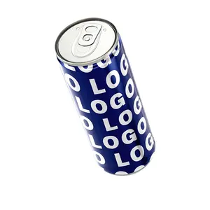 Latas de aluminio vacías personalizadas, tamaño de 12oz, 355Ml, para cerveza de zumo de Cola con extremos fáciles de abrir