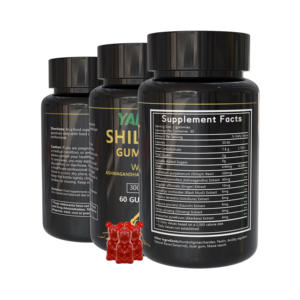 Vegan Shilajit Gummies integratori naturali senza OGM a base di erbe migliora la forza degli adulti supporta l'affaticamento dell'esercizio di recupero muscolare - Product Image 2
