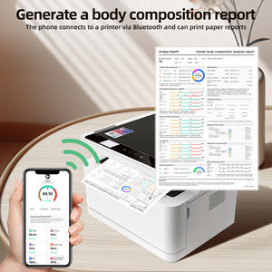 เครื่องชั่งน้ำหนักอัจฉริยะแบบมัลติฟังก์ชั่น ขนาด 300x330 มม. เชื่อมต่อแอปผ่านบลูทูธ ควบคุมด้วยระบบสัมผัส - Product Image 3