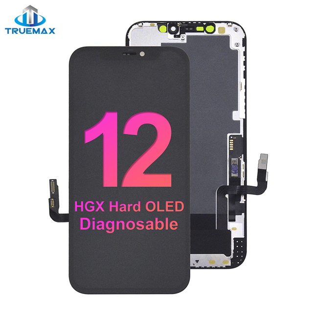 Replacement Screen Hard OLED HGX Diagnosable LCD Screen Display for iPhone 12 12 Pro