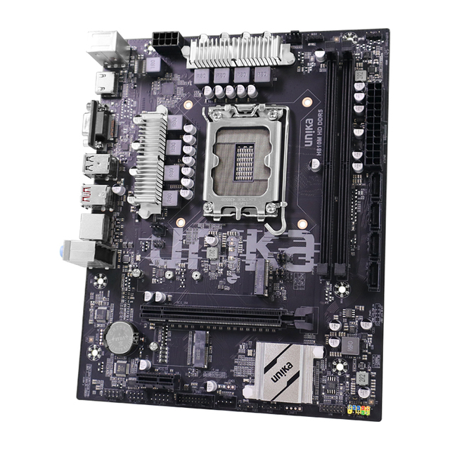 UNIKA UN-H810M HD DDR5 Motherboard LGA1851 for Intel Ultra 200 Series CPUs 64GB Max RAM SATA Support