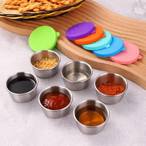 Contenedor para Aderezo de Ensalada para Llevar, Envases Pequeños de 1.6 oz para Condimentos con Tapas para Lonchera Bento, Picnic y Viajes - Product Image 2