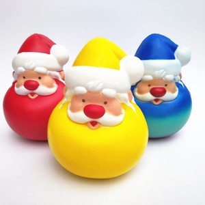 Juguetes de Espuma de PU de Santa Claus de Jincan, Juguetes de Navidad de Rebote Lento, Juguetes de Simulación para Aliviar el Estrés, Regalos Artesanales para Niños - Product Image 1