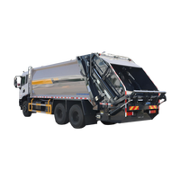 Camion à ordures compacteur diesel 6X4 à transmission manuelle pour l'assainissement environnemental