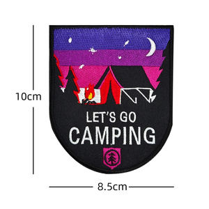 Nuevo Parche de Tela para Ciclismo con Diseño de Aventura al Aire Libre, Atardecer y Amanecer, con Gancho y Bucle - Product Image 2