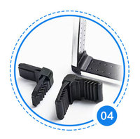 Connecteur d'angle en plastique pour double vitrage, barre d'espacement en aluminium pliable, en stock
