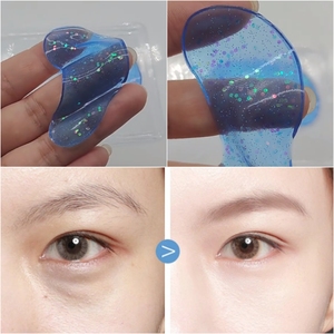 Maschera Occhi Idratante Glitterata Bestseller, Prezzo di Fabbrica, Cura degli Occhi Vegana, Maschera Notturna al Collagene Idratante - Product Image 2