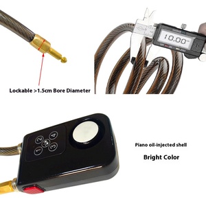 रिमोट कंट्रोल इलेक्ट्रिक बैटरी कार लॉक एंटी-चोरी डिवाइस इलेक्ट्रॉनिक कोड चेन स्व-चालित स्केटबोर्ड साइकिल लॉक - Product Image 5
