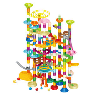 2024 meilleurs jouets éducatifs blocs de construction de boule orbitale de haute précision 150 pièces ensembles de blocs de construction en marbre - Product Image 1