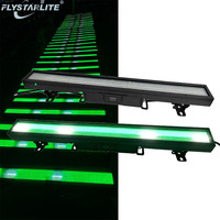 Barre lumineuse stroboscopique longue étanche IP65 RGBW DMX avec puissance de 420W, gradation 0-100%, segments LED pixel, effet givré pour événements festifs