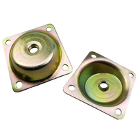 Connecteur pliant de jambe de Table de fer de zinc de couleur MG-06 angle de plaque de montage de jambe de Table de canapé de 14 degrés