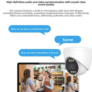 Fábrica Atacado de Alta Definição Inteligente Full Color Night Vision <span class=keywords><strong>Camera</strong></span> Poe Dome Alimentado 4 MP Pixels Dados <span class=keywords><strong>NVR</strong></span> - Product Image 5