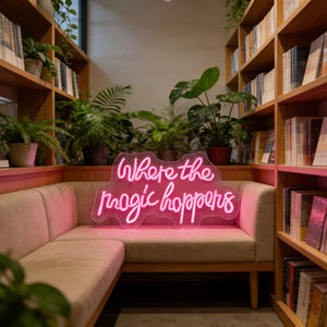 Letrero LED de Neón 'Aquí se suceden los milagros', Decoración Creativa de Pared para Hogar, Bares y Cafés - Product Image 6