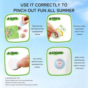 Patch parfumé à perles éclatantes aux huiles essentielles et extraits naturels de plantes, en film PU, pour enfants, idéal pour l'extérieur - Vente en gros OEM Beauty Host - Product Image 4