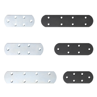 Connecteur d'angle plat en acier inoxydable robuste pour fixation de meubles et fixation de plaques de cloison