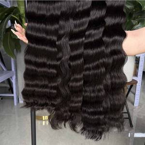 Vente en gros de cheveux bruts à double trame pour donneur unique 100% paquets de cheveux humains paquets d'extension de cheveux de vague cambodgienne - Product Image 3